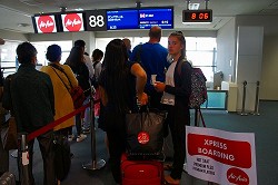 バリ島研修レポート インドネシア ・エアアジアｘ 航空 成田－デンパサール線 就航試乗36