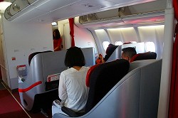 バリ島研修レポート インドネシア ・エアアジアｘ 航空 成田－デンパサール線 就航試乗53