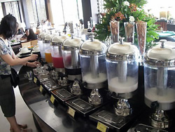 ドリンクの種類も豊富です